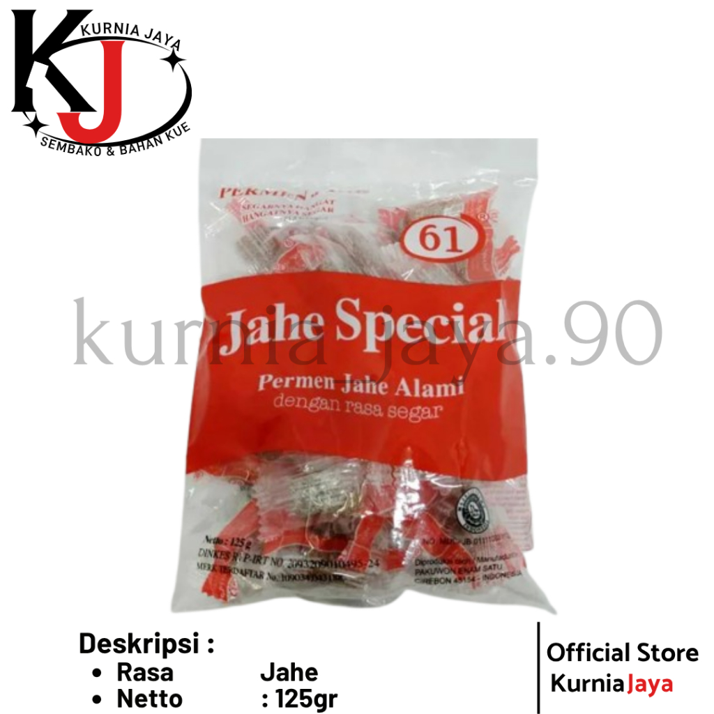 

[ JAHE SPESIAL ] Permen Jahe