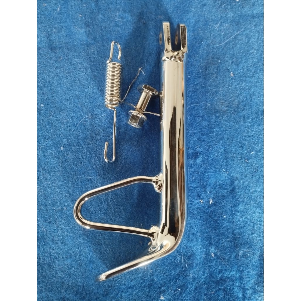 Standar samping / Jangang samping mio smile sporty finishing chrome set baut & per