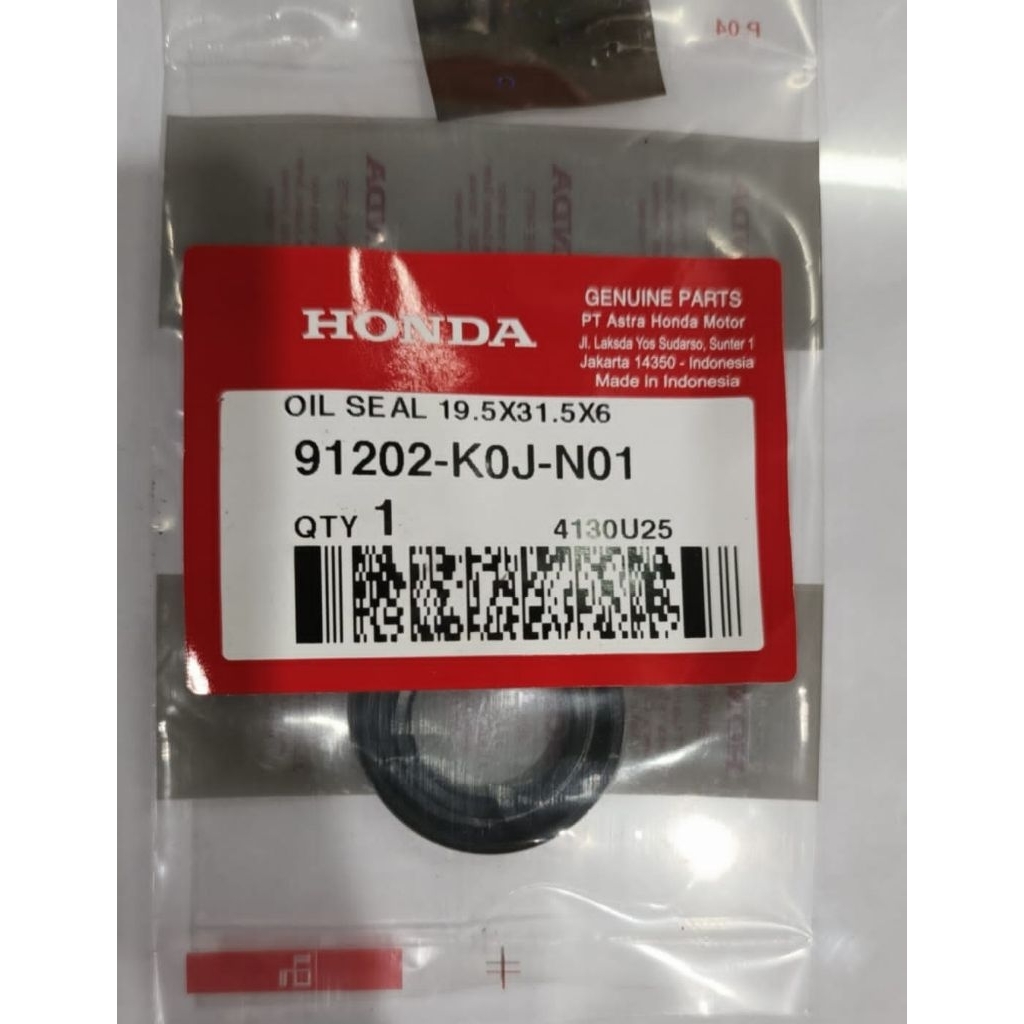 Oil Seal Honda Beat / Scoopy / Genio – Original 91202K0JN01
