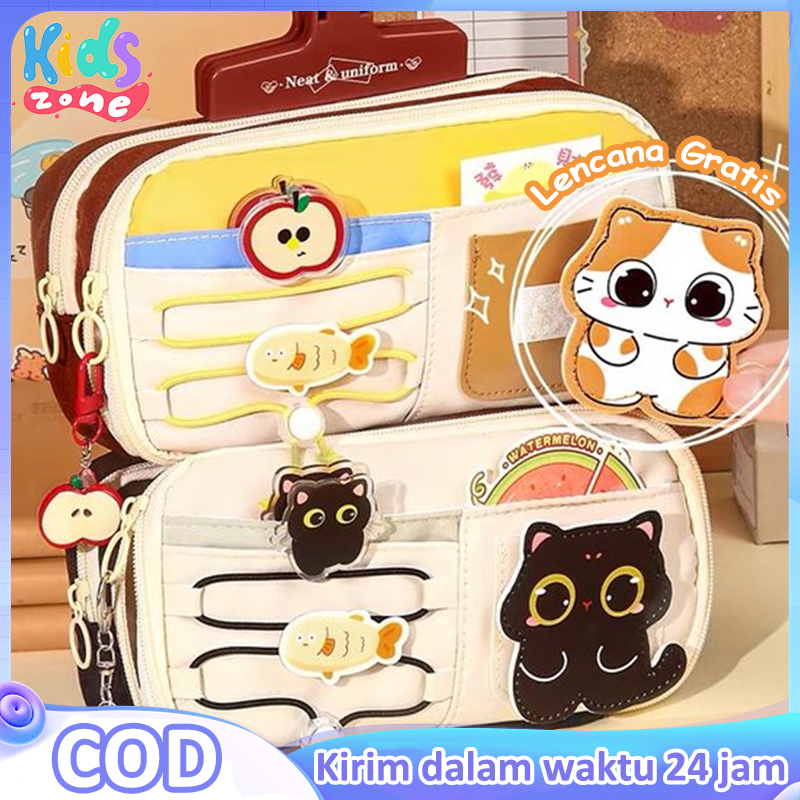 

Kotak pensil serut kucing/kotak pensil lencana gratis/kotak pensil gaya baru/kotak pensil berkapasitas besar bernilai tinggi