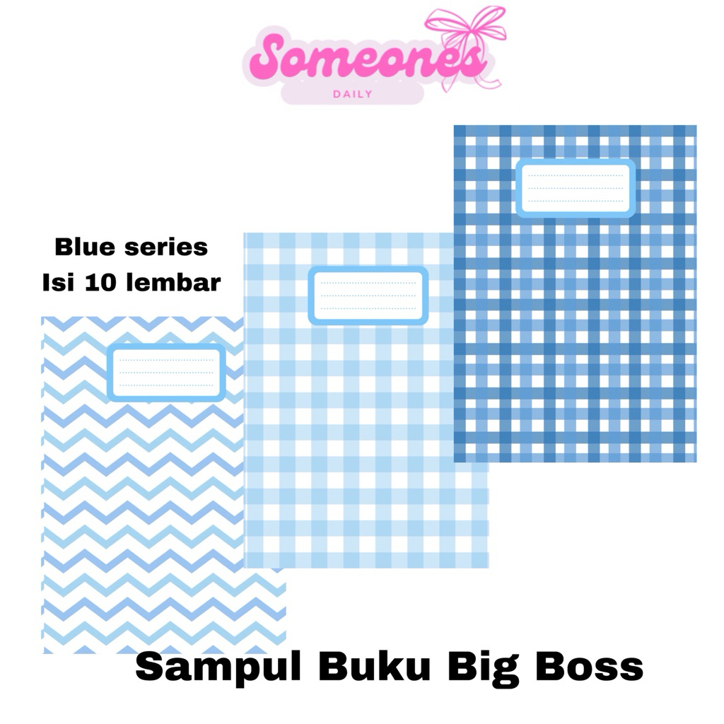 

[ISI 10] BLUE SERIES SAMPUL BUKU AESTHETIC KOREAN STYLE