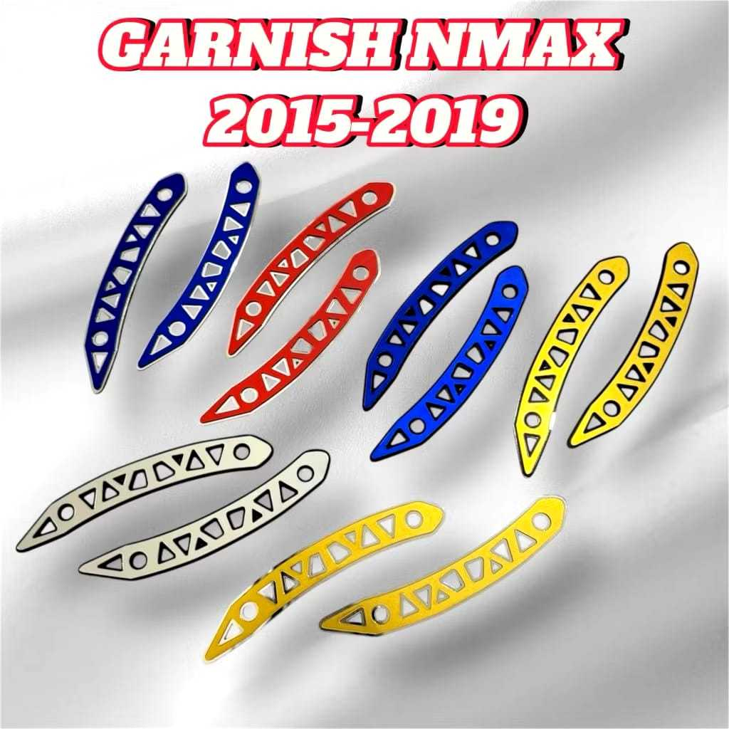 Garnish Nmax Old 2015-2019 Variasi Twotone Pemanis Visor Aksesoris Motor