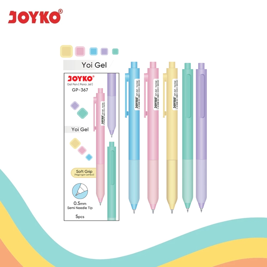 

GEL PEN JOYKO GP-367 YOI ISI 5 (1 SET)