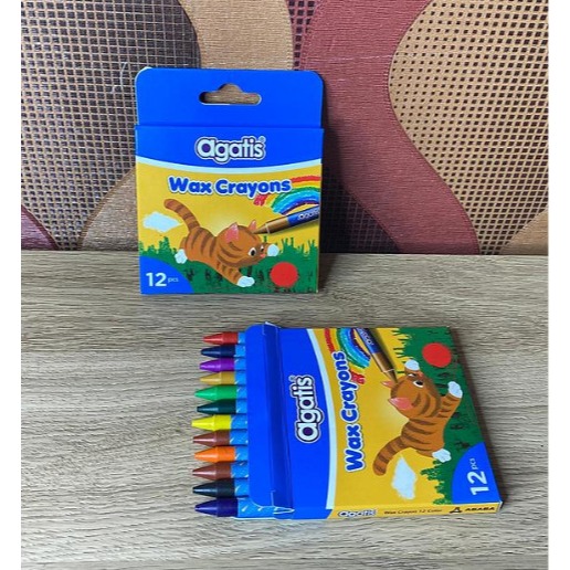 

[50440111] CRAYON WAX 12 WITH TRIANGULAR TIP CR-PW-1201 AGATIS NEW