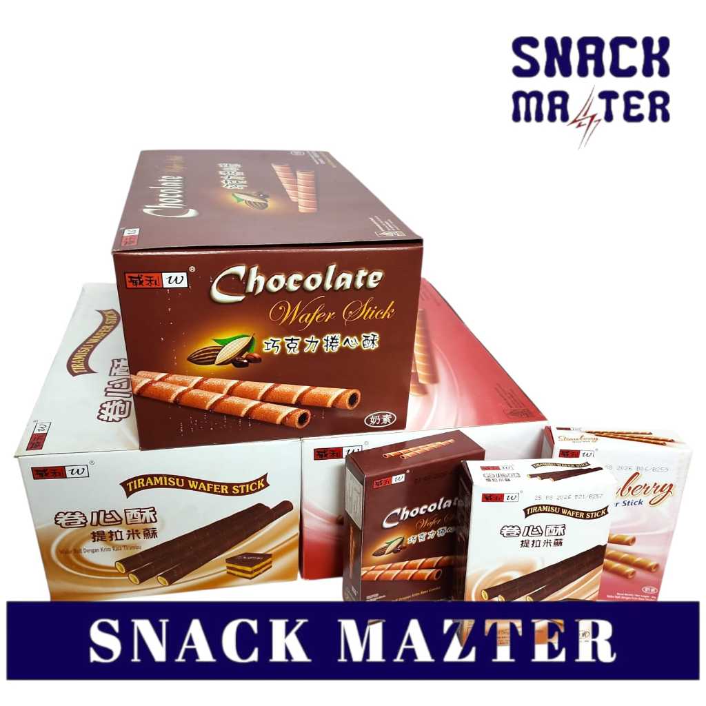 

Willie Mini Wafer Roll BOX - Netto 50 gr x 20 pcs