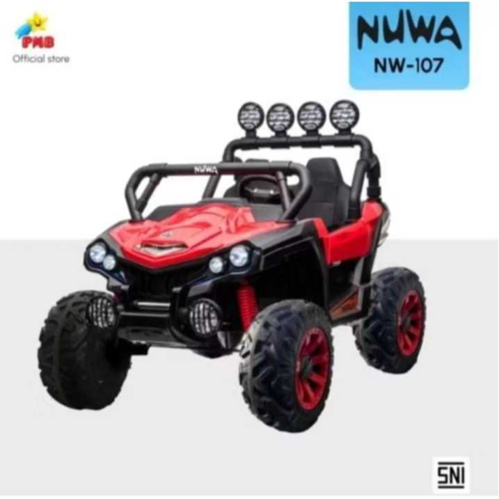 TURUN HARGA Mobil aki PMB NUWA NW107 NW 107 Mobil Jeep BIG JUMBO Ban EVA KARET JOK KULIT 4 GEAR BOX
