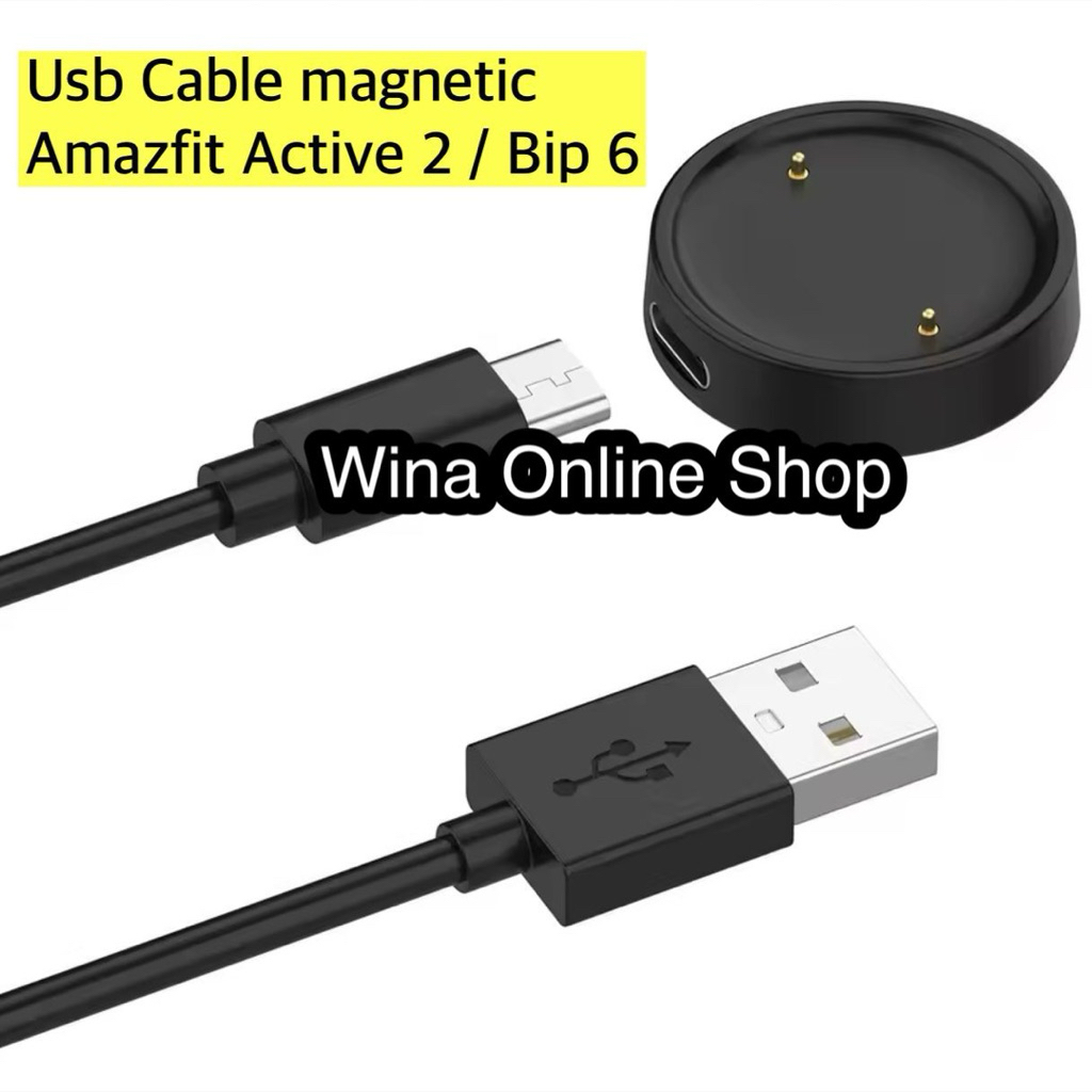 Usb Charger Amazfit Active 2 Bip 6 / Amazfit Bip 6 / Amazfit A2437 Magnetic kabel bip6