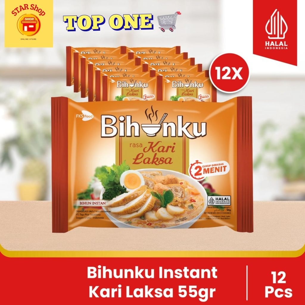 

Paket Bundling - Bihunku Instan - Kari Laksa - 55gr - 12 pcs