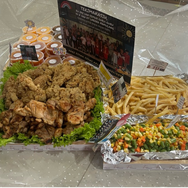 

tumpeng steak porsi besar