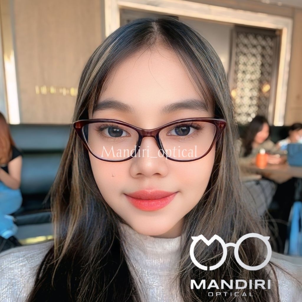 Frame kacamata CAT EYE (paket frame+lensa) | kacamata photocromic | kacamata antiradiasi | kacamata 