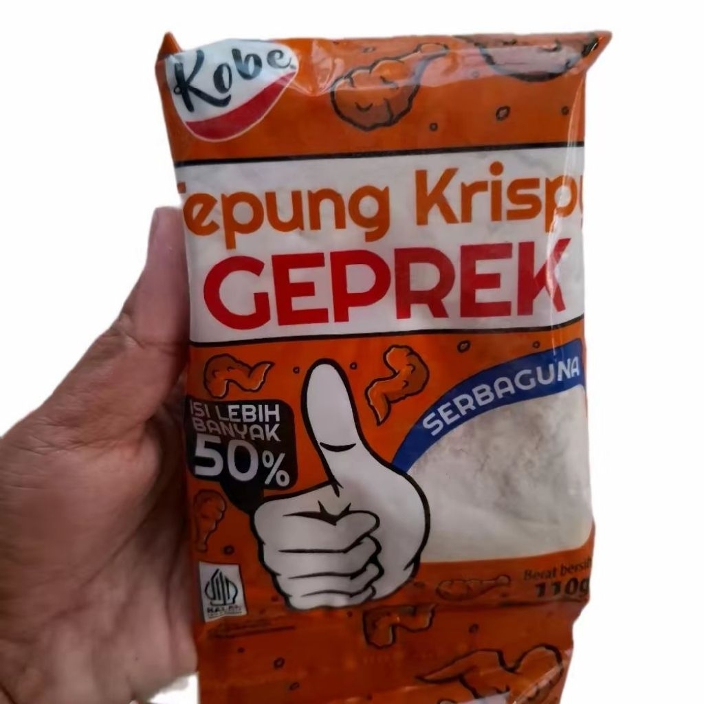 

KOBE TEPUNG KRISPI GEPREK NETTO 110 GR murcee