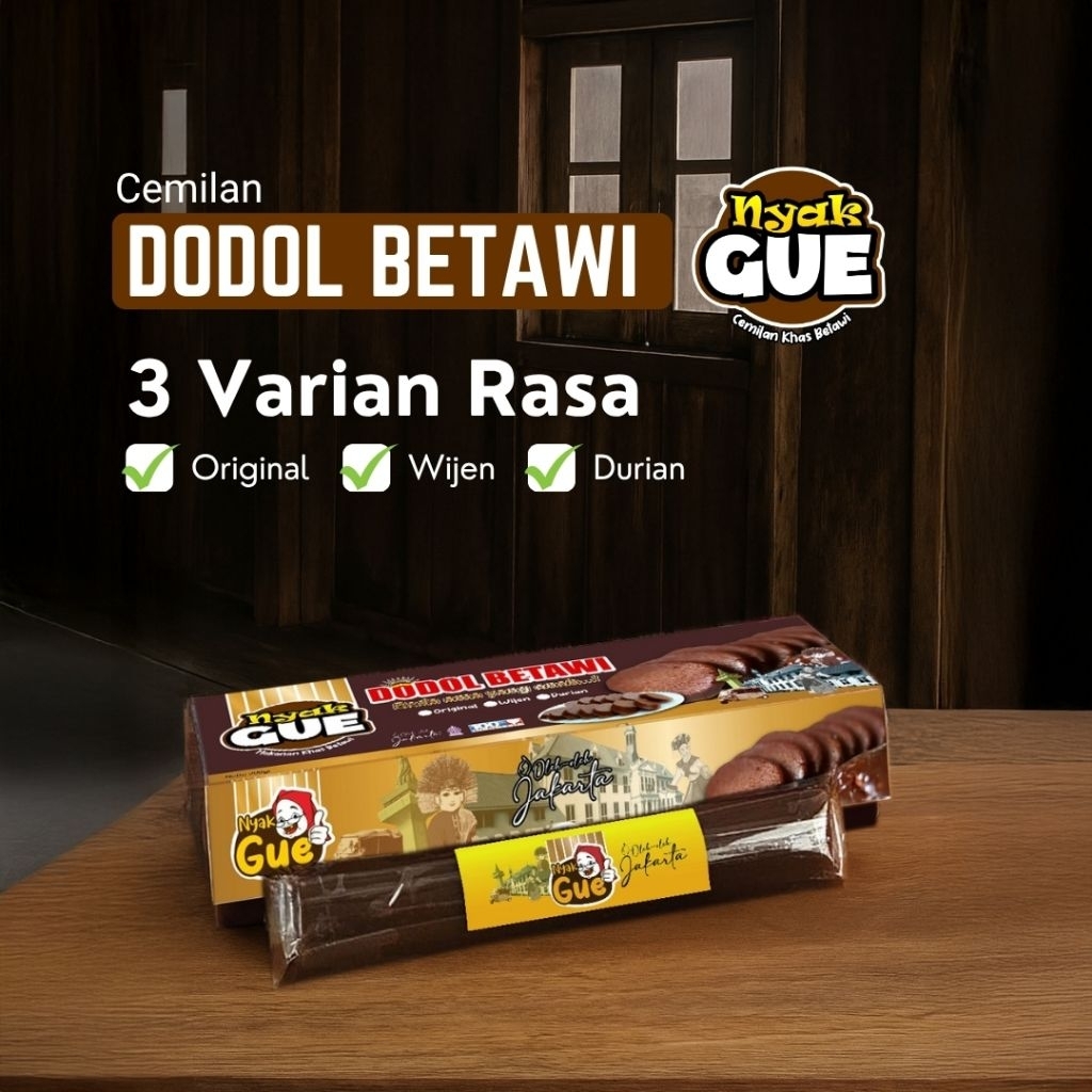 

Dodol Betawi Halal Oleh Oleh Jakarta Nyak Gue Khas Betawi Pirt Premium