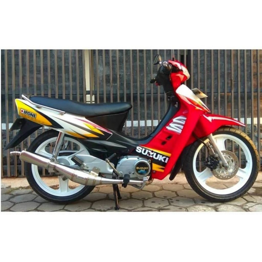 KNALPOT SUZUKI TORNADO MODEL STANDAR RACING ORIGINAL KJR RACING