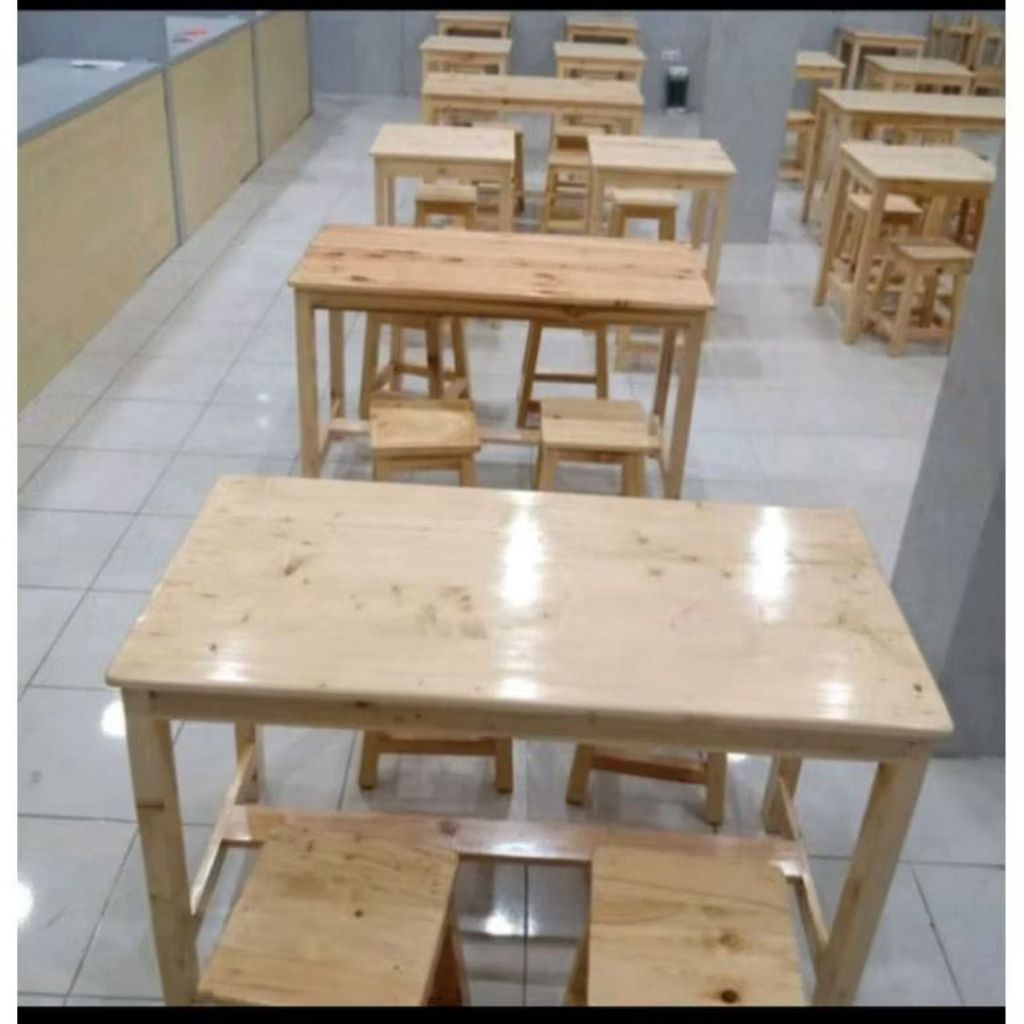 Meja kursi kayu jati Belanda minimalis