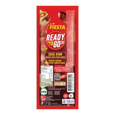 

Fiesta Ready to Go Sosis Ayam Spicy Korean 60 g