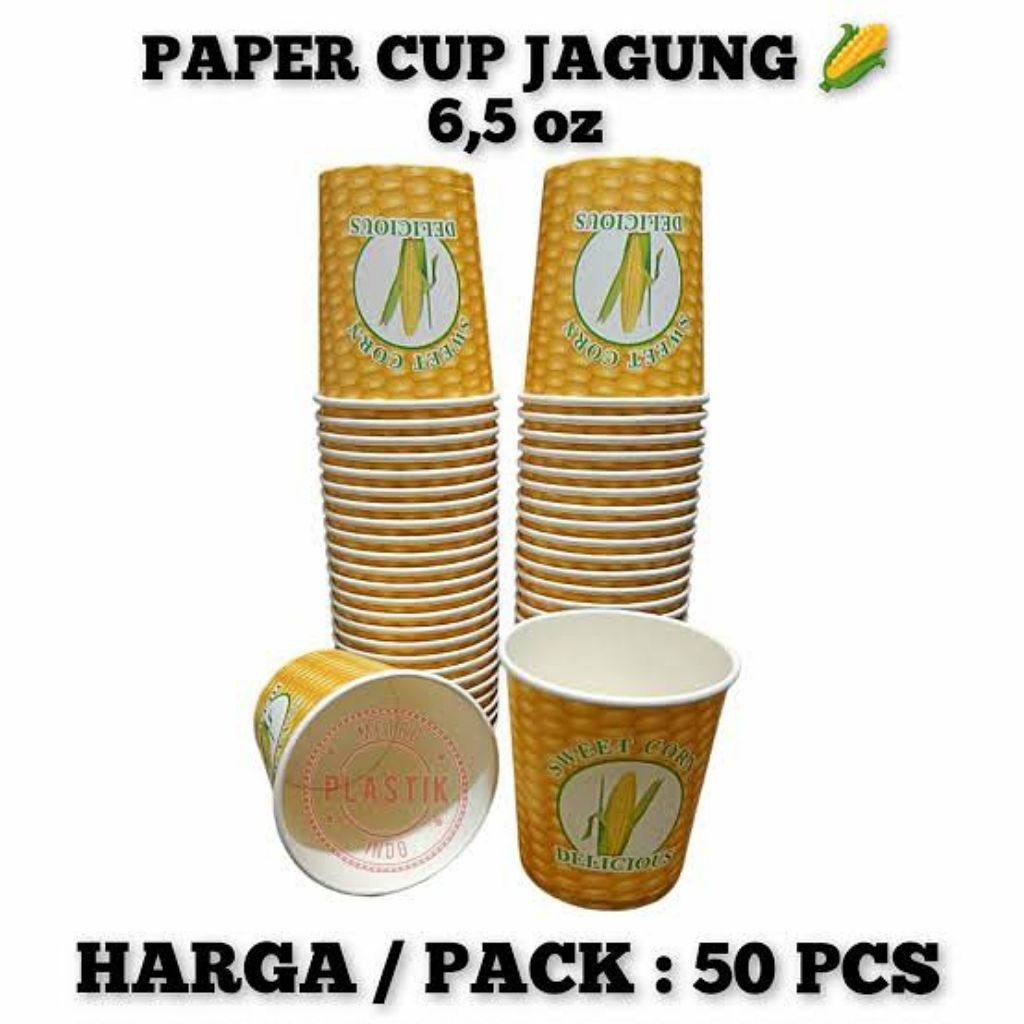 Gelas Jagung - Cup Jasuke 6,5 Oz