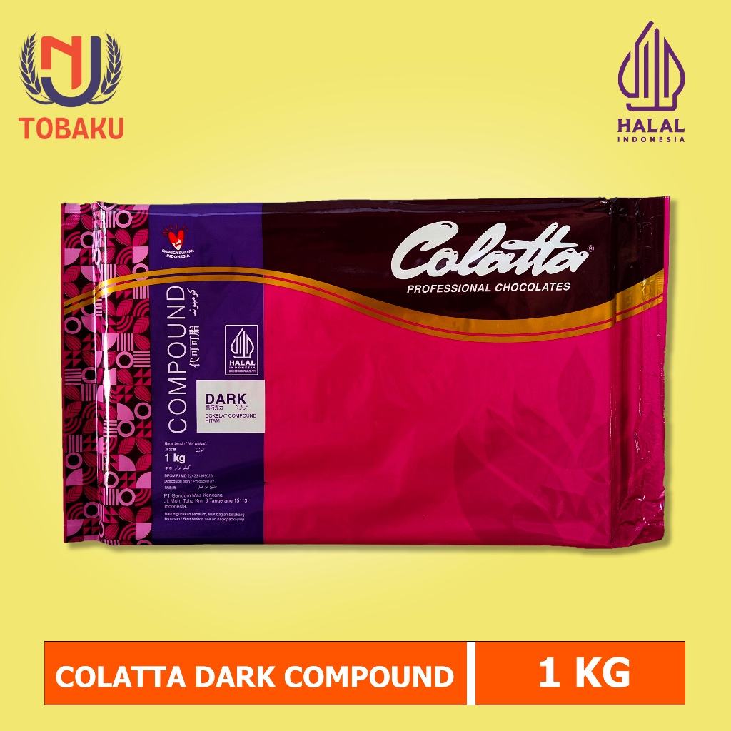 

Coklat Batang - Colatta Dark Chocolate Compound 1kg
