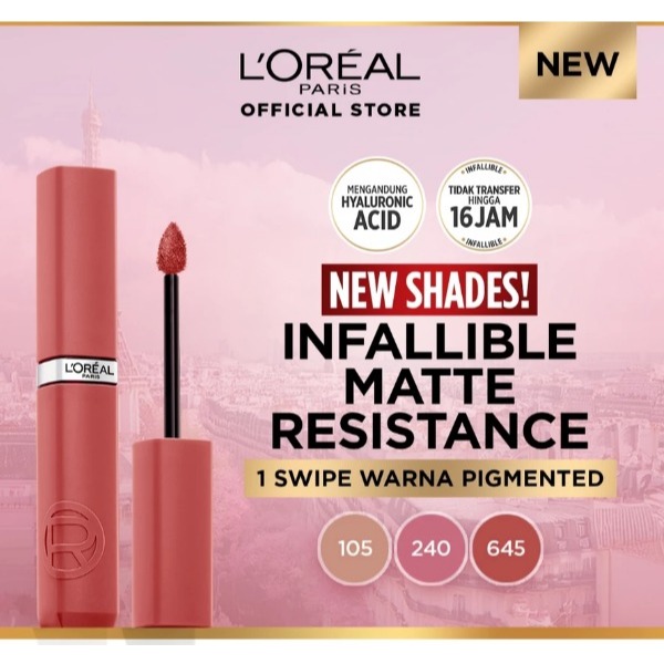 LOREAL Paris Infallible Matte Resistance Liquid Lipstick