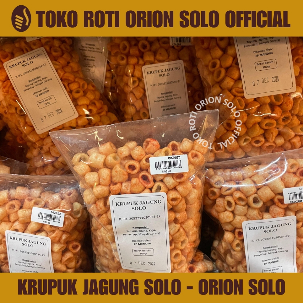 

Krupuk Jagung Solo - Orion Solo
