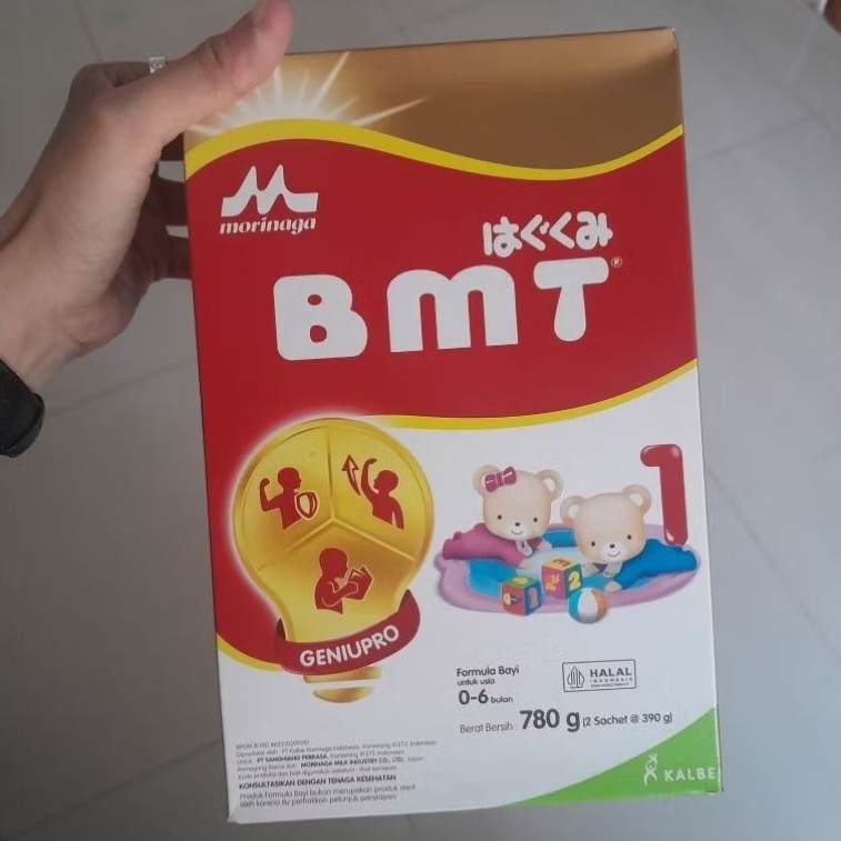 BMT Regular Gold susu bayi morinaga 0-6 bulan 780gr