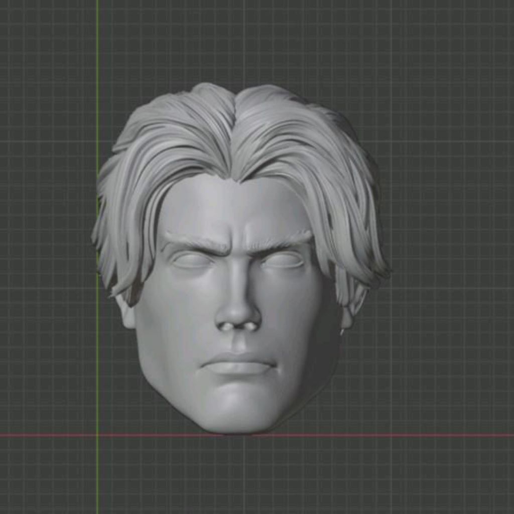 Headsculpt Head HS Nightwing no Mask DC Xesray Cosmic Mythic Legions Mezco Mcfarlane Adam Muff Toys 