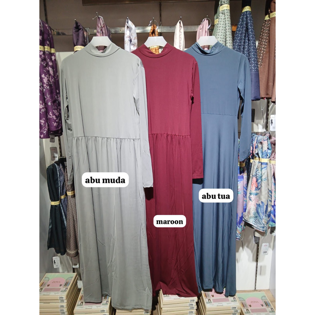 Inner ummi zoya | inner atika zoya | daleman gamis outer | bahan lycra
