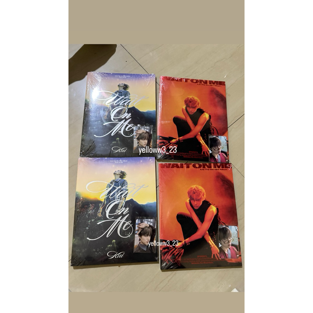 JUAL MURAH ALBUM KAI EXO WAIT ON ME PHOTOBOOK PB