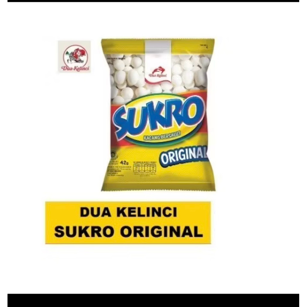 

SUKRO ORIGINAL 34gr DUA KELINCI 1pack isi 10pcs