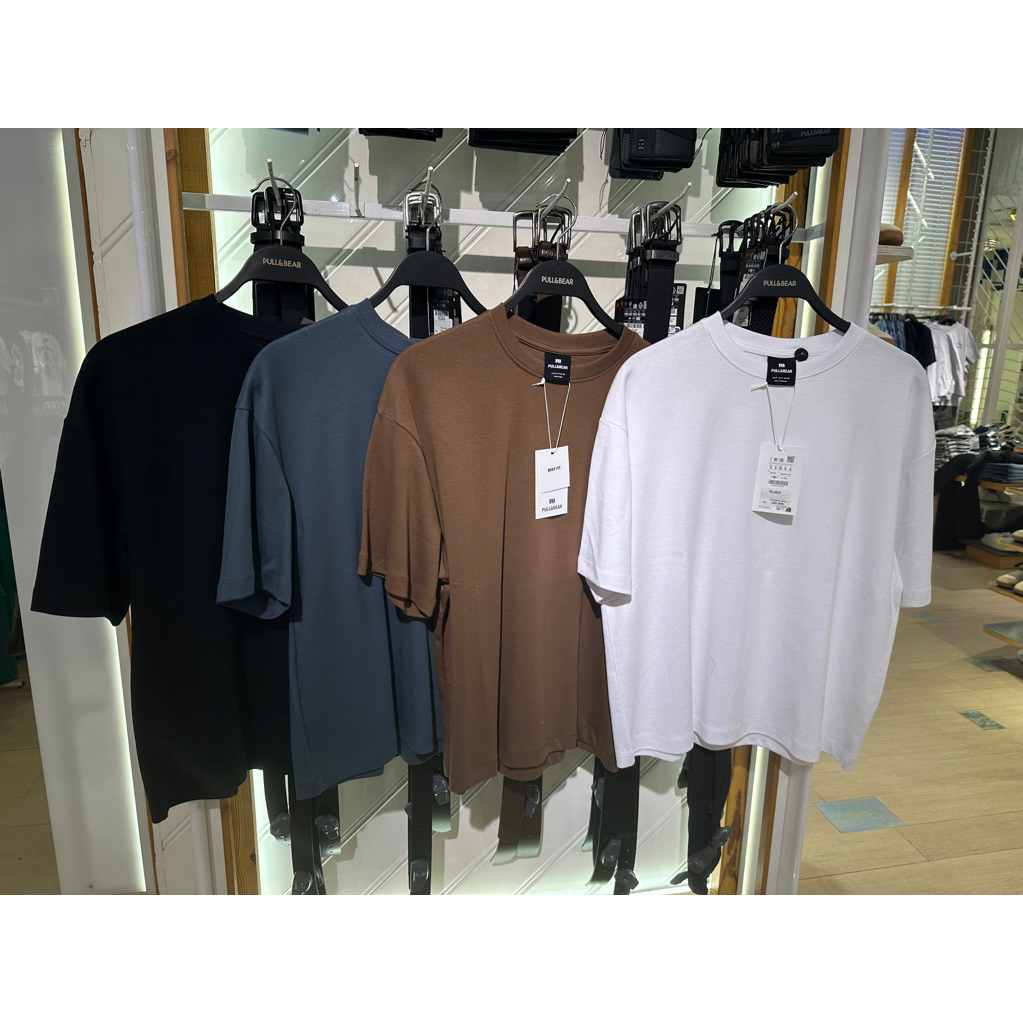 Kaos OverSize Cowok Pull and Bear