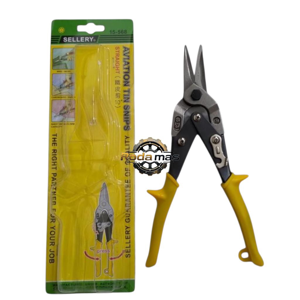 Sellery gunting seng 10 inch - gunting holo - gunting baja ringan