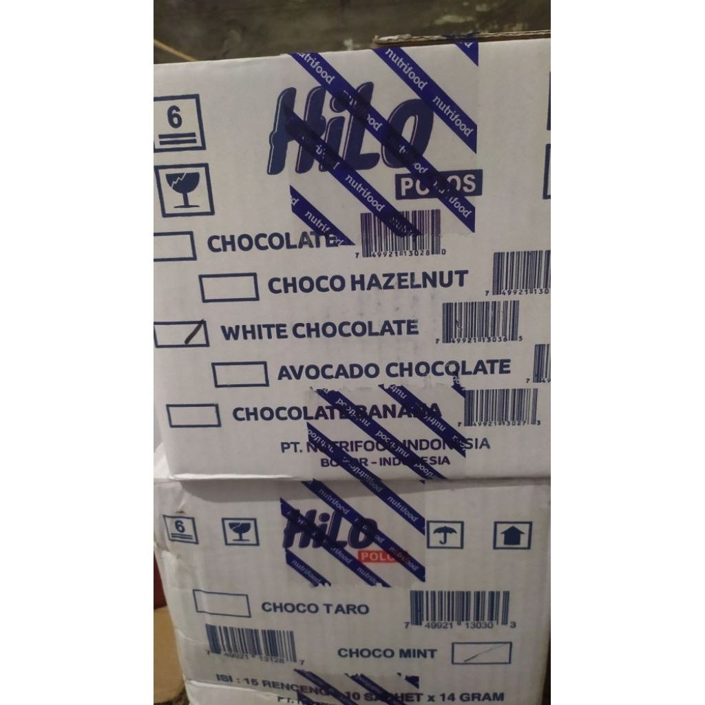 

HiLo White Chocolate Kartonan// 1 Karton isi 15 Renteng