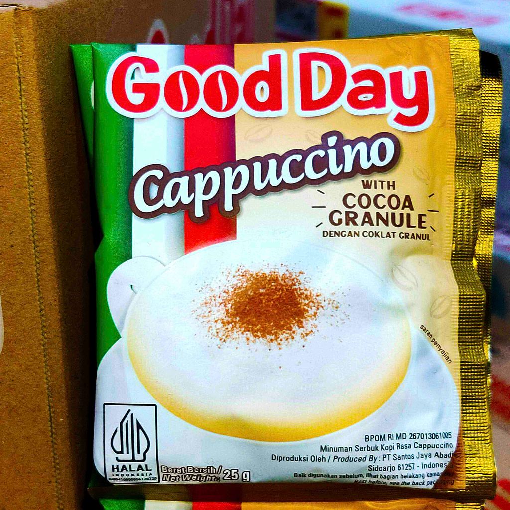 

Good Day Cappuccino with Cocoa Granule (1dus isi 120sachet)