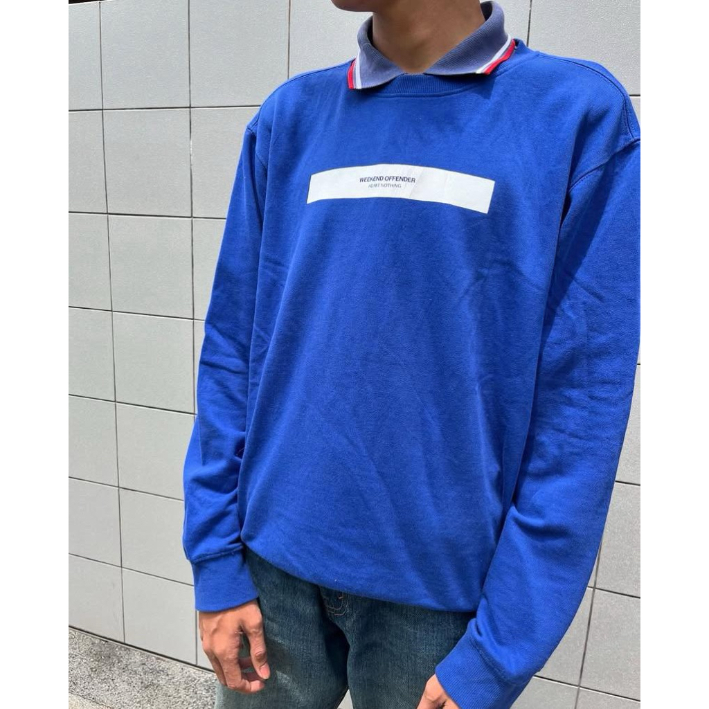 CREWNECK WEEKEND OFFENDER BLUE