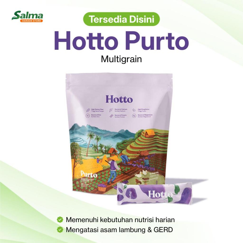 

HOTTO PURTO Multigrain With Purple Potato Superfood Supleman Makanan Sehat Rendah Kalori 1 Pouch