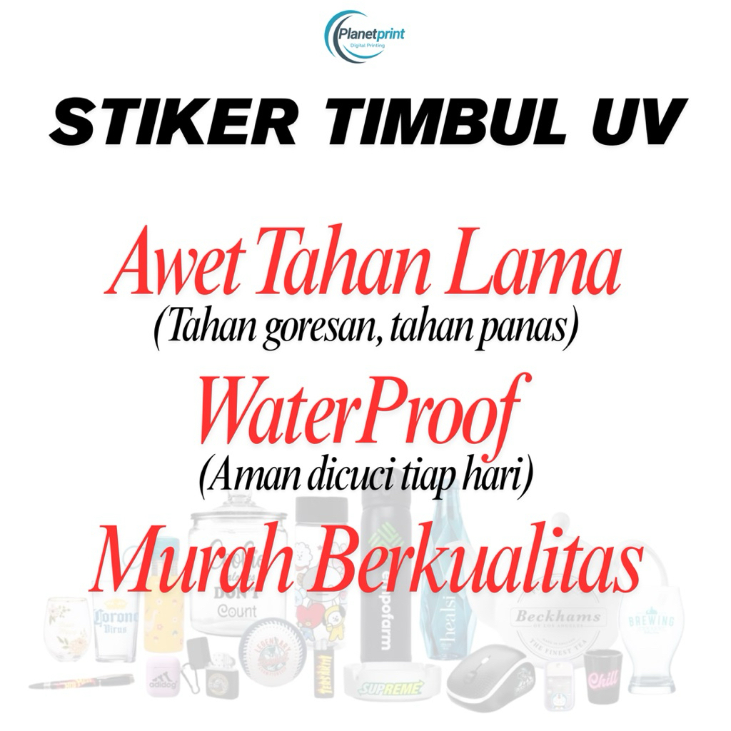 

Termurah!! 100pcs Sticker Custom Nama Piring Sendok Botol Barang Perabotan Stiker Ajaib Waterproof Timbul Label Sehari Jadi