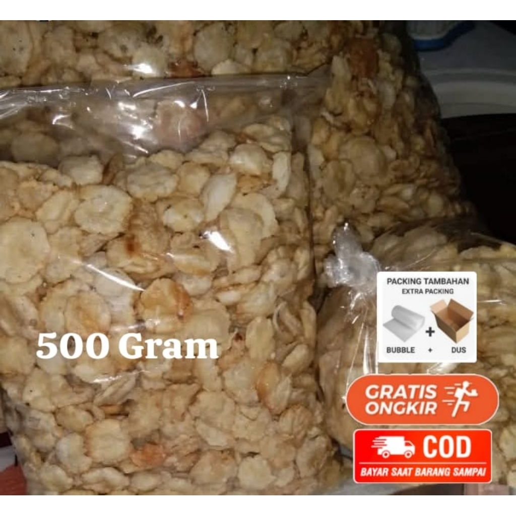 

500 gram Emping Mini Rasa Asin Gurih Khas Menes