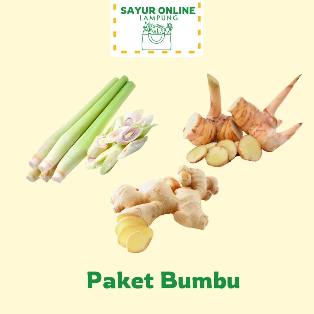 

Paket Bumbu - Serai - Laos - Jahe - Sayur Online Lampung
