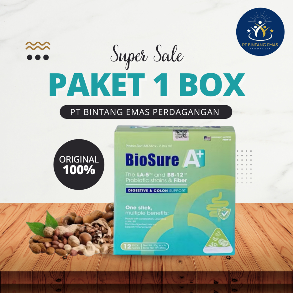 

BIOSURE A+ PAKET 1 BOX | 100% Asli Original Resmi PT Bintang Emas Perdagangan Indonesia