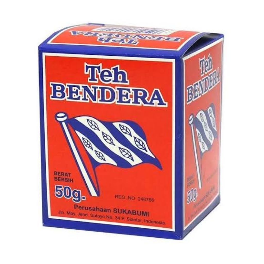 

1 Pcs Teh Bendera Bubuk 50 Gr / Teh Bendera Bubuk
