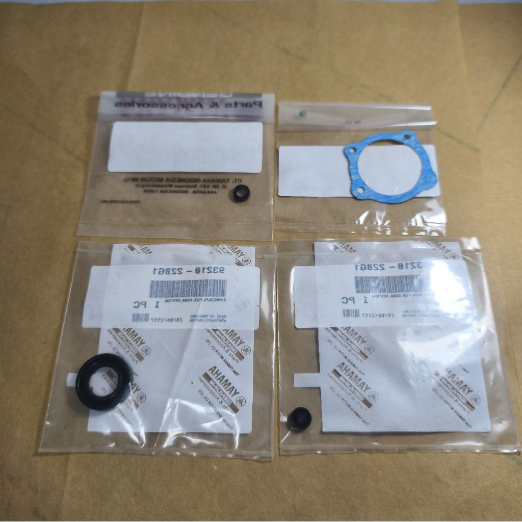 4 Kemasan Seal oil pomp sil pompa oli RX KING Old COBRA RXZ RZR DT100 Ori JAPAN 93104-14825