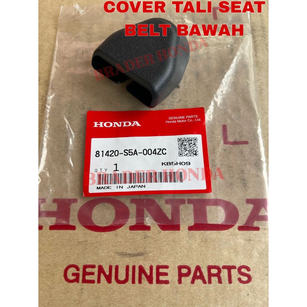 TUTUP SAMPING BAUT BAWAH BANGKU SEAT BELT JOK KURSI DEPAN JAZZ CITY BRIO MOBILIO BRV CRZ FREED CRV C