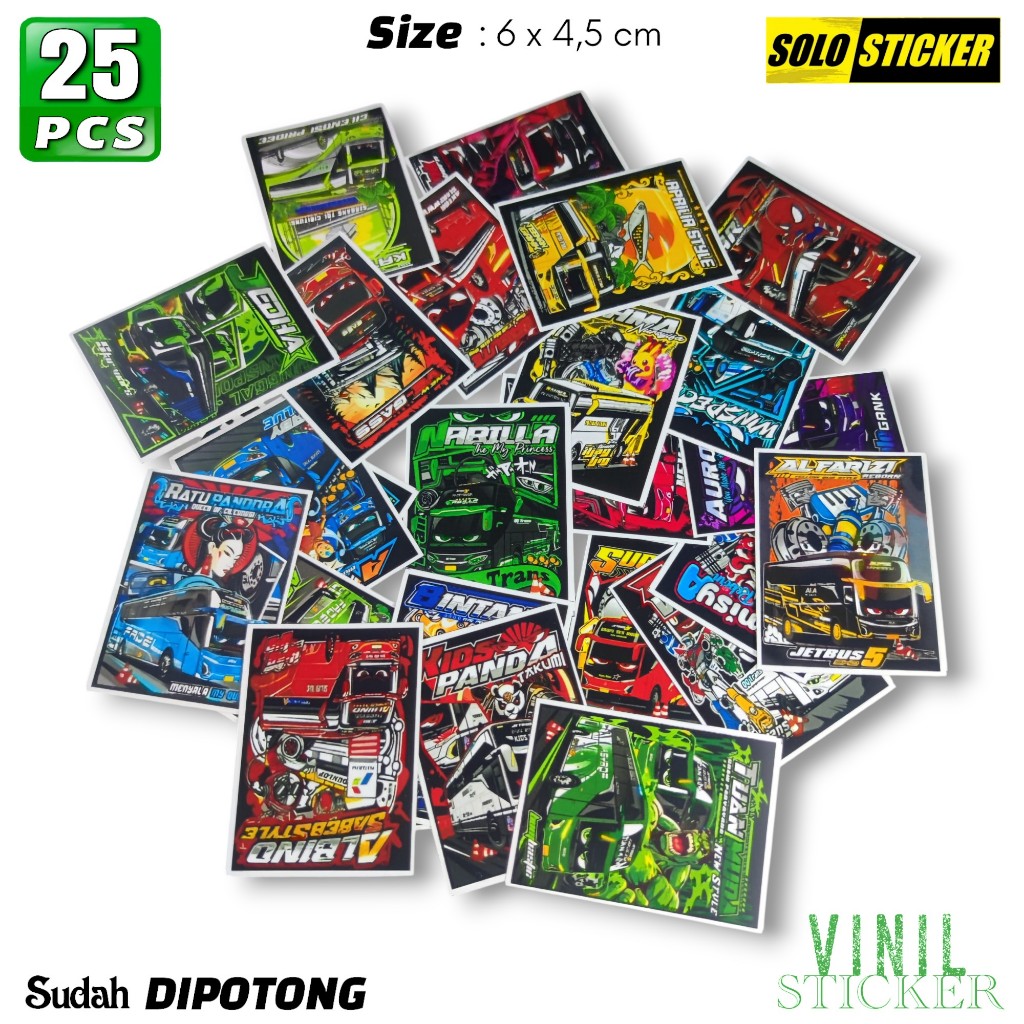 

Sticker Bus Strobo Mata 25 pc Stiker Bus Bintang Alfarizi Nabilla Darthvader Voltron Ratu Pandora