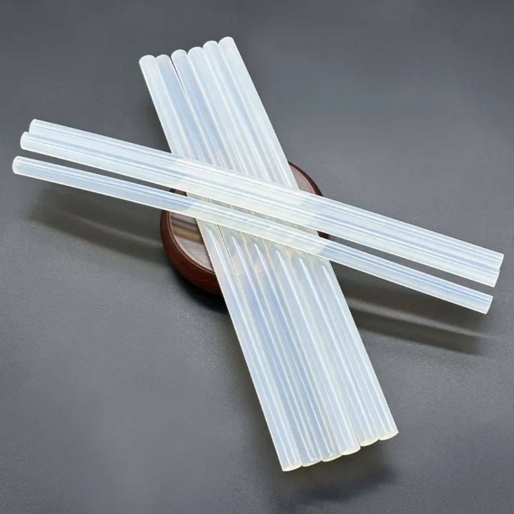 

10 PCS REFILL ISI LEM TEMBAK 7MMX170MM LILIN BAKAR GLUE GUN STICK