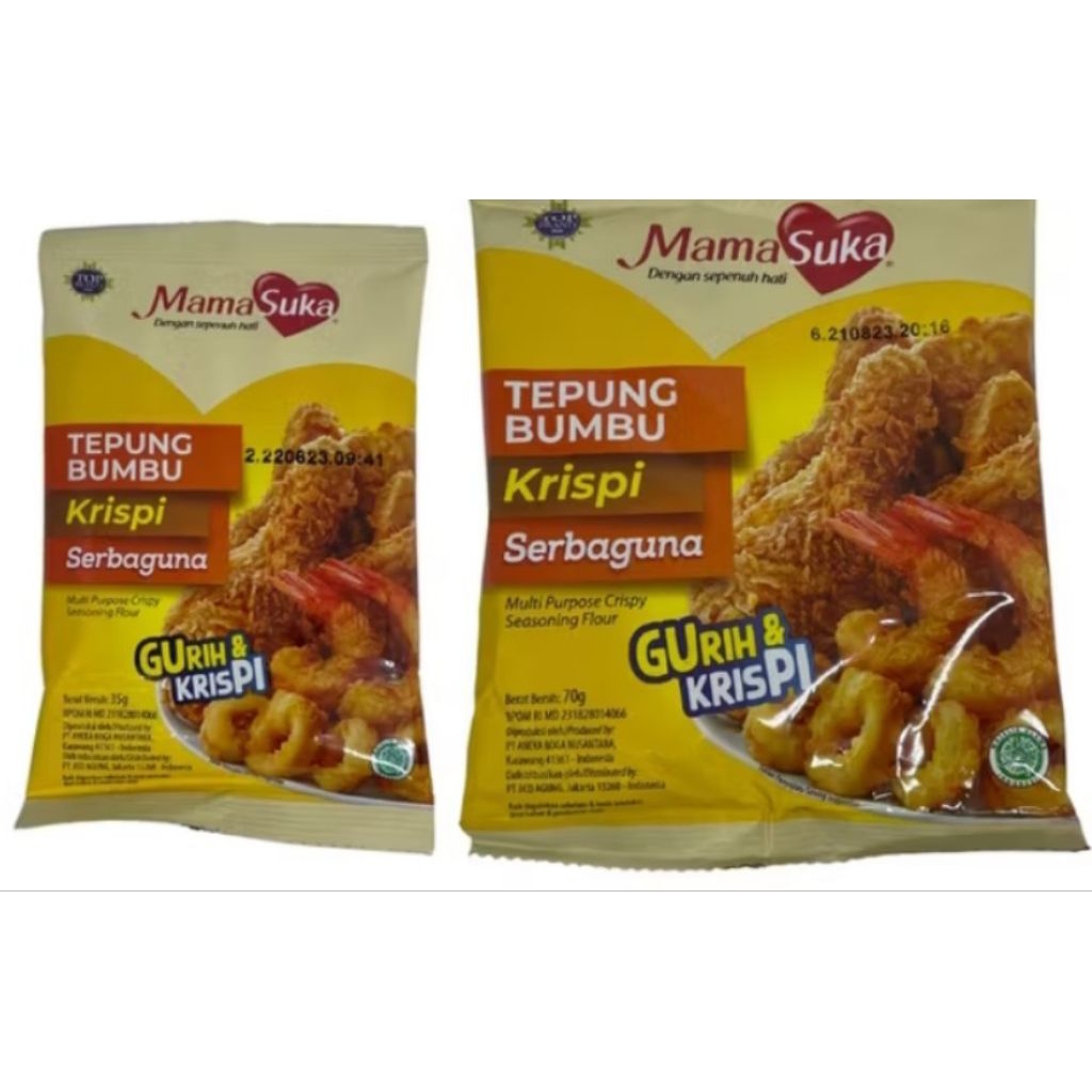 

Promo tepung bumbu crispy serbaguna mamasuka 70 gram