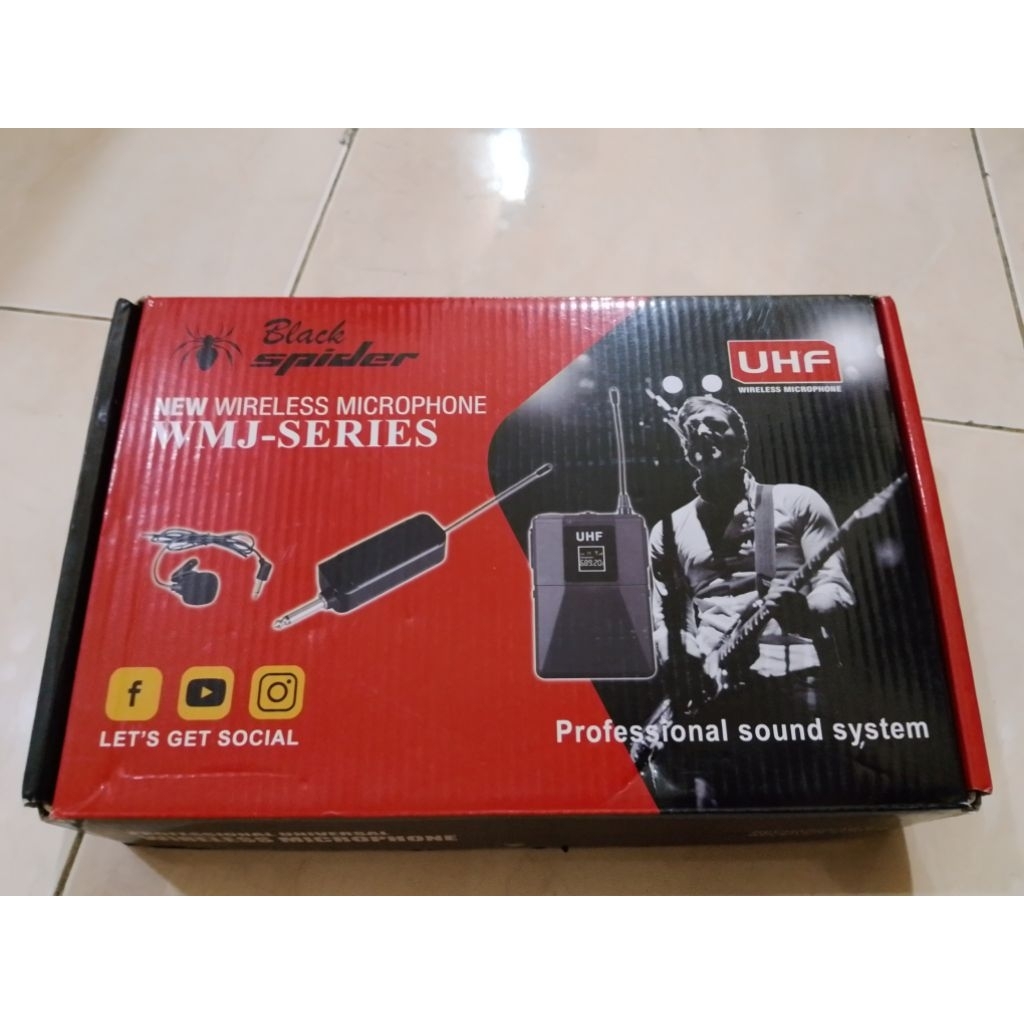 MIC WIRELESS BLACK SPIDER WMJ-13 SERIES (ORIGINAL)