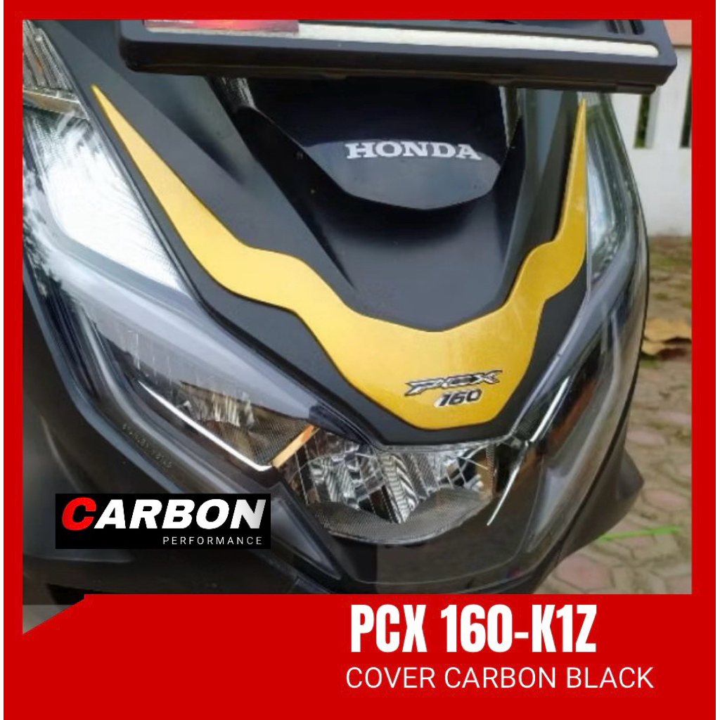 GARNISH KIPS RACING ALIS PCX 160 ▪️garnish lampu depan PCX 160 / garnish headlamp pcx 160