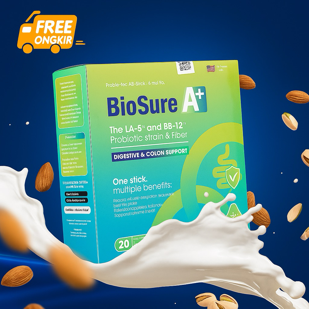 

BIOSURE A + SUSU PREBIOTIK BAGI GANGGUAN PENCERNAAN