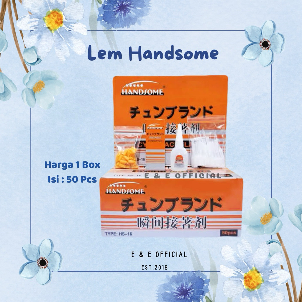 

LEM COREA HANDSOME PER BOX / SUPER GLUE LEM TETES CAIR HANDSOME / LEM COREA HANDSOME
