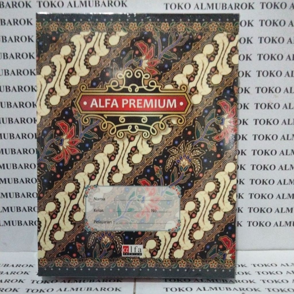 

buku tulis batek Alfa premium 32 lembar 10 pcs