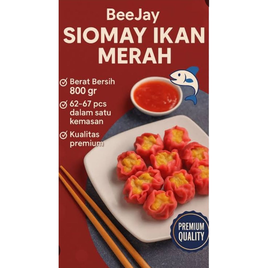 

Bee Jay Siomay Ikan Merah 800g